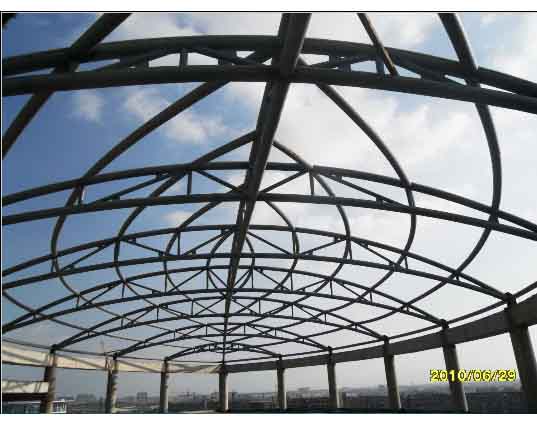 湘乡中煤朔州宾馆管桁架工程
